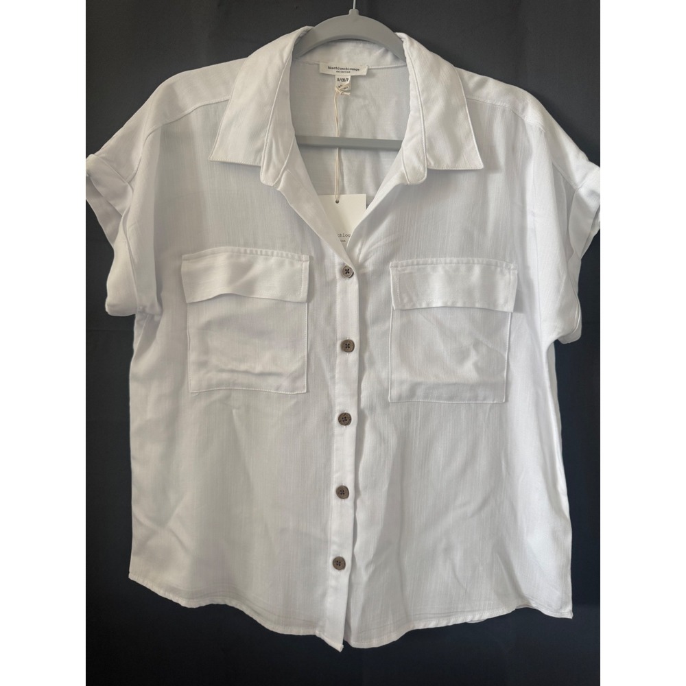 Beachlunchlounge Kiersten White Button Top